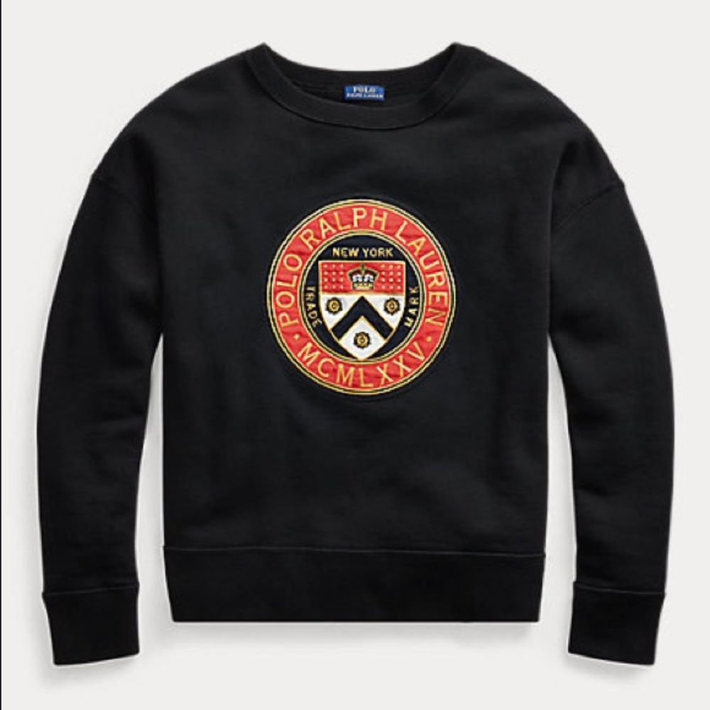 Polo Ralph Lauren Crest Fleece Pullover size Small